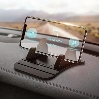Car Phone Holder Dashboard Mount Adjustable Viewing Angle - Image 1